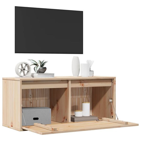 vidaXL Zidni ormarić 80 x 30 x 35 cm od masivne borovine