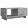 vidaXL Kava Stol Betonska siva 90 x 50 x 40 cm Konstruirano drvo