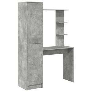 vidaXL Stol 2 pcs Betonski sivi