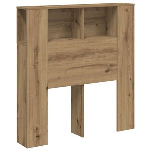 vidaXL Uzglavni ormarić Artisan hrast 100x18,5x102,5 cm izrađeno drvo