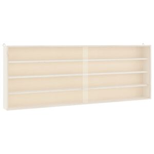 vidaXL Drvena kolekcionarska vitrina s vratima 100x8,5x37 cm