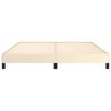 vidaXL Okvir za krevet krem 160x200 cm od umjetne kože