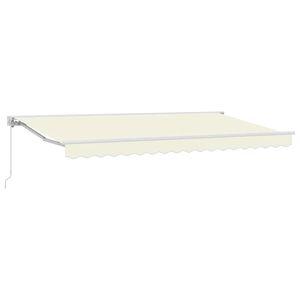 vidaXL Okvir tende Krem 350 x 200 cm Poliester s PU premazom