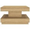 vidaXL Stolić za kavu svjetlosmeđi 60 x 60 x 35 cm MDF