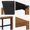 vidaXL Set vanjskih sofa s jastukom 8 pcs Prirodna i crna
