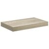 vidaXL Plutajuća zidna polica boja hrasta 40 x 23,5 x 3,8 cm MDF