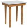vidaxl Stolica za Toaletni Stol FAUSKE Bijela 40 x 33 x 45 cm