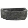 vidaXL Umivaonik za zid Sivi 45 x 35 x 15 cm River Stone