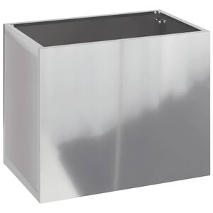vidaXL Vrtna saksija Cinkani čelik 50 x 32 x 40 cm Cinkani čelik