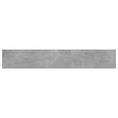 vidaXL Police za knjige 8 kom siva boja betona 60x10x1,5 cm od iverice