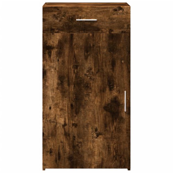 vidaXL Komoda boja dimljenog hrasta 50x42,5x93 cm konstruirano drvo