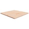 vidaXL Četvrtasta stolna ploča 80 x 80 x 2,5 cm netretirana hrastovina