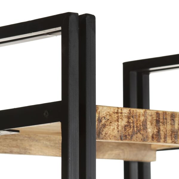 vidaXL Police za knjige s 5 razina 40 x 30 x 180 cm masivno drvo manga