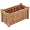 vidaXL Povi&scaron;ena gredica 50 x 25 x 25 cm od masivne tikovine