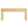 vidaXL Blagovaonska klupa Panama 105 x 30 x 45 cm od masivne borovine