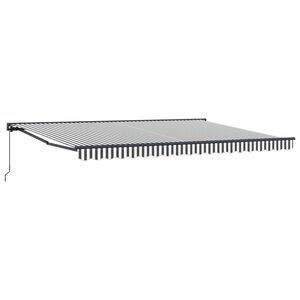 vidaXL Okvir tende Antracit i bijelo 450 &times; 300 cm
