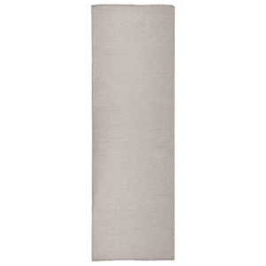 vidaXL Vanjski tepih ravnog tkanja 80 x 150 cm svijetlo sivi