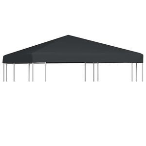 vidaXL Pokrov za sjenicu 310 g/m&sup2; 3 x 3 m sivi