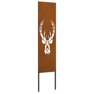 vidaXL Privatnost u vrtu Životinjski uzorak Rđa 32 x 140 cm