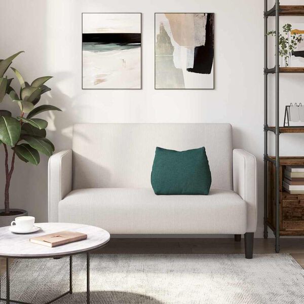 vidaXL Jastuk za leđa Tamnozelena 45 x 20 x 35 cm tkanina