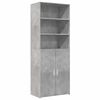vidaXL Visoka komoda boja betona 70x42,5x185 cm od konstruiranog drva