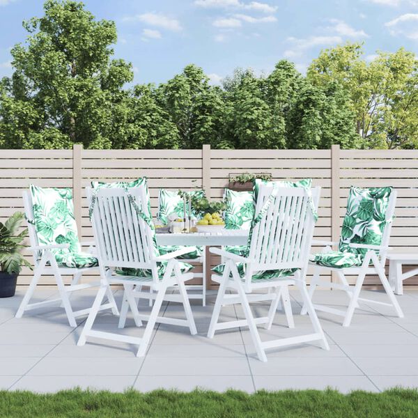 vidaXL Jastuci za visoku stolicu 6 kom uzorak li&scaron;ća od tkanine Oxford