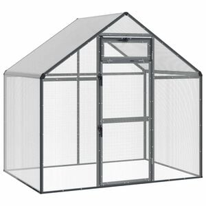 vidaXL Kavez za ptice Antracit 181,5 x 112 x 173,5 cm