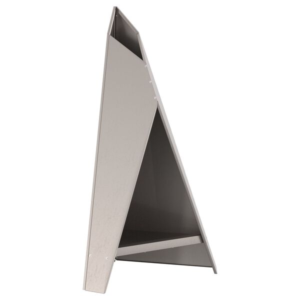 vidaXL Kamin Smeđa 58 x 40 x 100 cm Otporni čelik