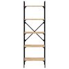vidaXL Regal za knjige 5 razina boja hrasta 56 x 31,5 x 174 cm drveni