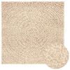 vidaXL Tepih ZIZUR 120 x 120 cm s izgledom jute unutarnji i vanjski