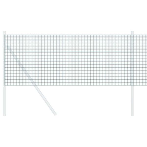 vidaXL Zavarena žičana ograda Zelena 0.8 x 25 m