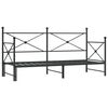vidaXL Krevet na rasklapanje bez madraca crni 80x200 cm čelik
