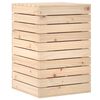 vidaXL Ko&scaron;ara za rublje 44 x 44 x 66 cm od masivne borovine