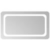 vidaXL LED kupaonsko ogledalo s ogledalom *Transparent*an 70 x 40 cm