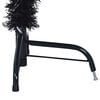 vidaXL Umjetno predsvijetljeno božićno drvce Crna 150 cm PVC