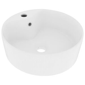 vidaXL Luksuzni umivaonik mat bijeli 36 x 13 cm keramički