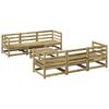 vidaXL 7-dijelni set vrtnih sofa od impregnirane borovine