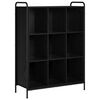 vidaXL Ormarić za knjige 57 x 33 x 111 cm Konstruirano drvo Crni hrast