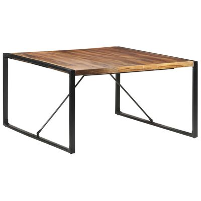 vidaXL Blagovaonski stol 140 x 140 x 75 cm od masivnog drva i šišama