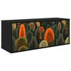 vidaXL TV ormar za montažu na zid ZAANDAM 102 x 33 x 40 cm Crni hrast