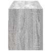 vidaXL Kupaonski zidni ormarić sivi Sonoma 80x25x30 cm izrađeno drvo