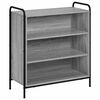 vidaXL Kreveta Siva Sonoma 97 x 33 x 81 cm Konstruirano drvo