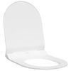 vidaXL WC daska Podesiva Bijeli 50 x 36,5 x 5 cm Polipropilen