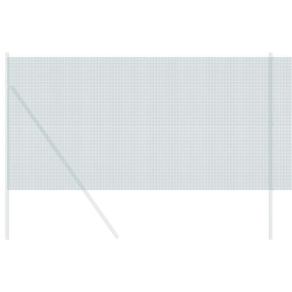 vidaXL Zavarena žičana ograda Zelena 0.4 x 10 m