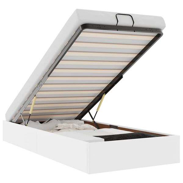 vidaXL Okvir kreveta bez madraca bijeli 80x200 cm od umjetne kože