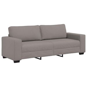 vidaXL Trosjed Sofa Taupe 220x77x82 cm Tkanina
