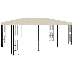 vidaXL Sjenica 3 x 6 m krem