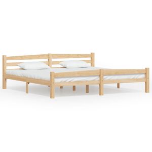 vidaXL Okvir za krevet od masivne borovine 200 x 200 cm