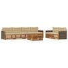 vidaXL Set vanjskih sofa 7 kom. Prirodna i bež