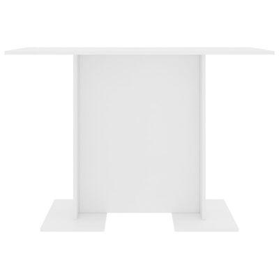 vidaXL Blagovaonski stol bijeli 110 x 60 x 75 cm od iverice